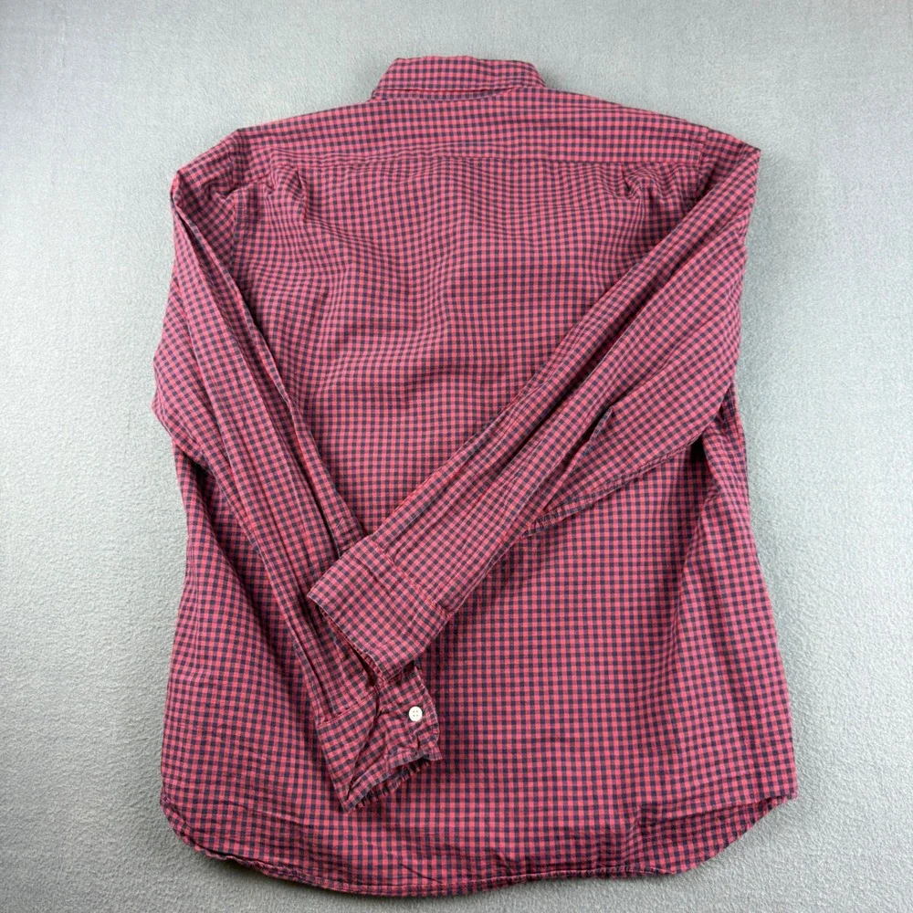 J Crew Shirt Men's L Classic Fit Oxford OXBD Plaid Wash Gingham Check Lot of 4